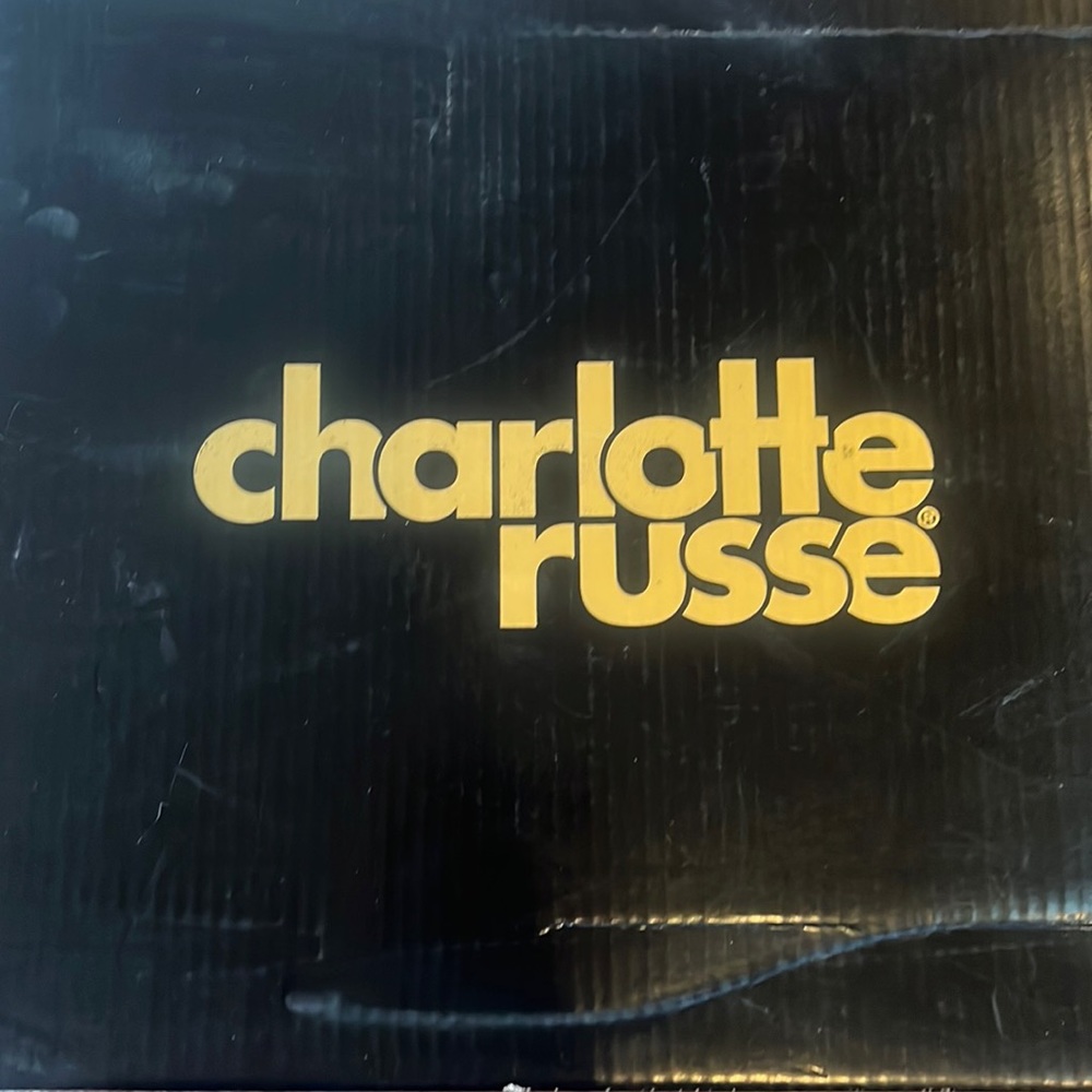 Charlotte Russe cognac suede western style tasseled short boots